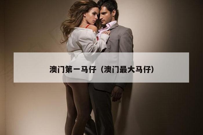 澳门第一马仔（澳门最大马仔）